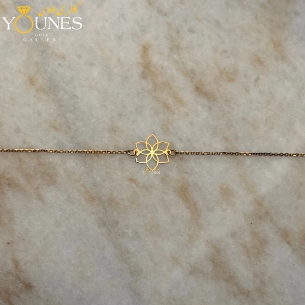 دستبند تمام طلا گلبرگ